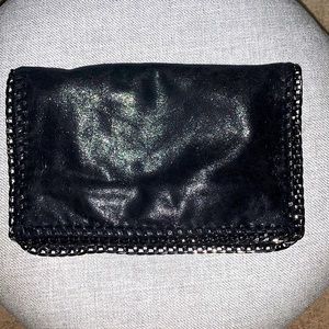 Black clutch bag